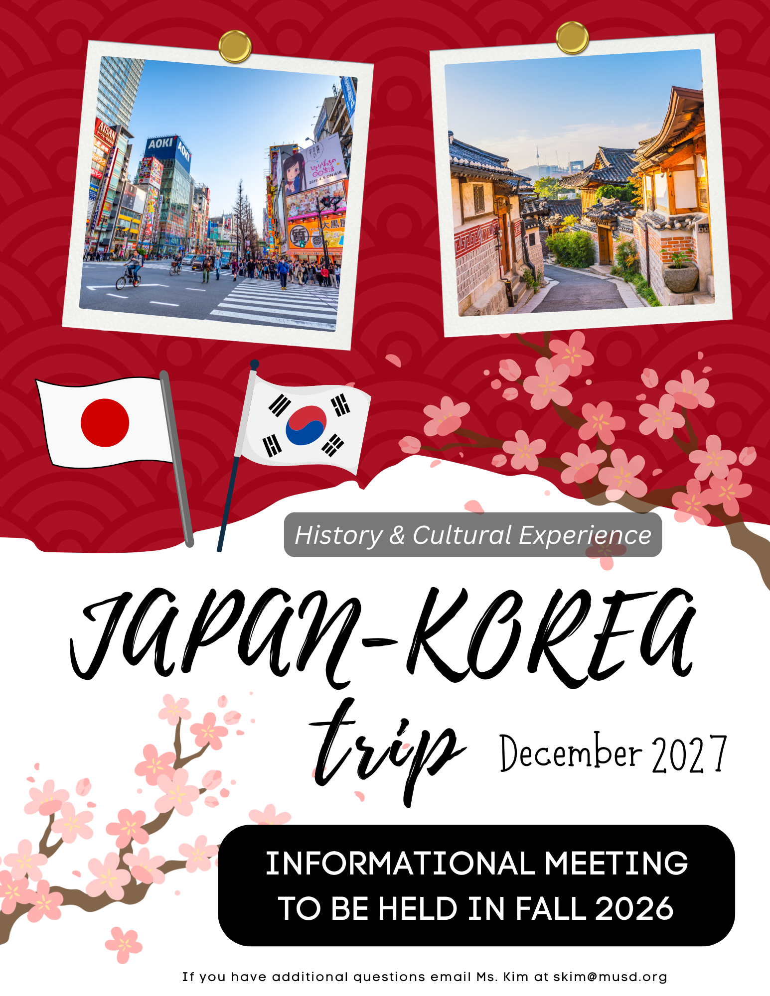 Asia Trip 2027 - Japan & Korea!