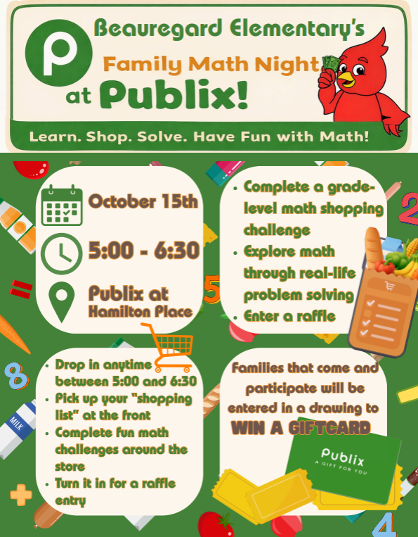 Family Math Night at Publix
