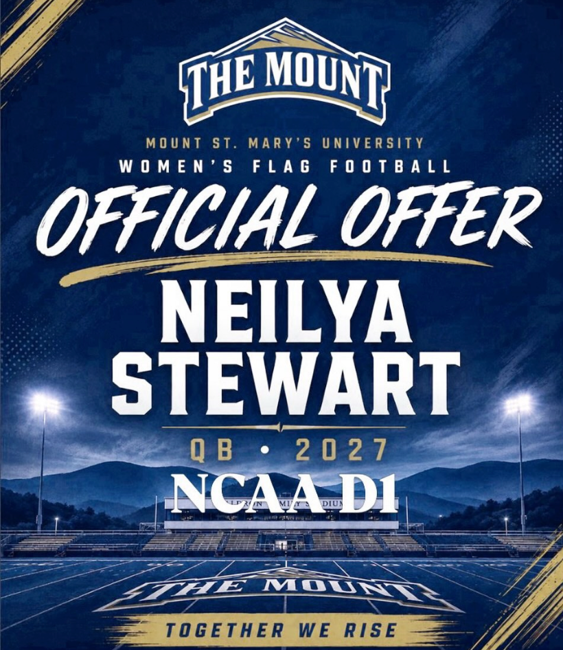 Neilya Stewart Earns NCAA Division I Offer from Mount St. Mary’s University