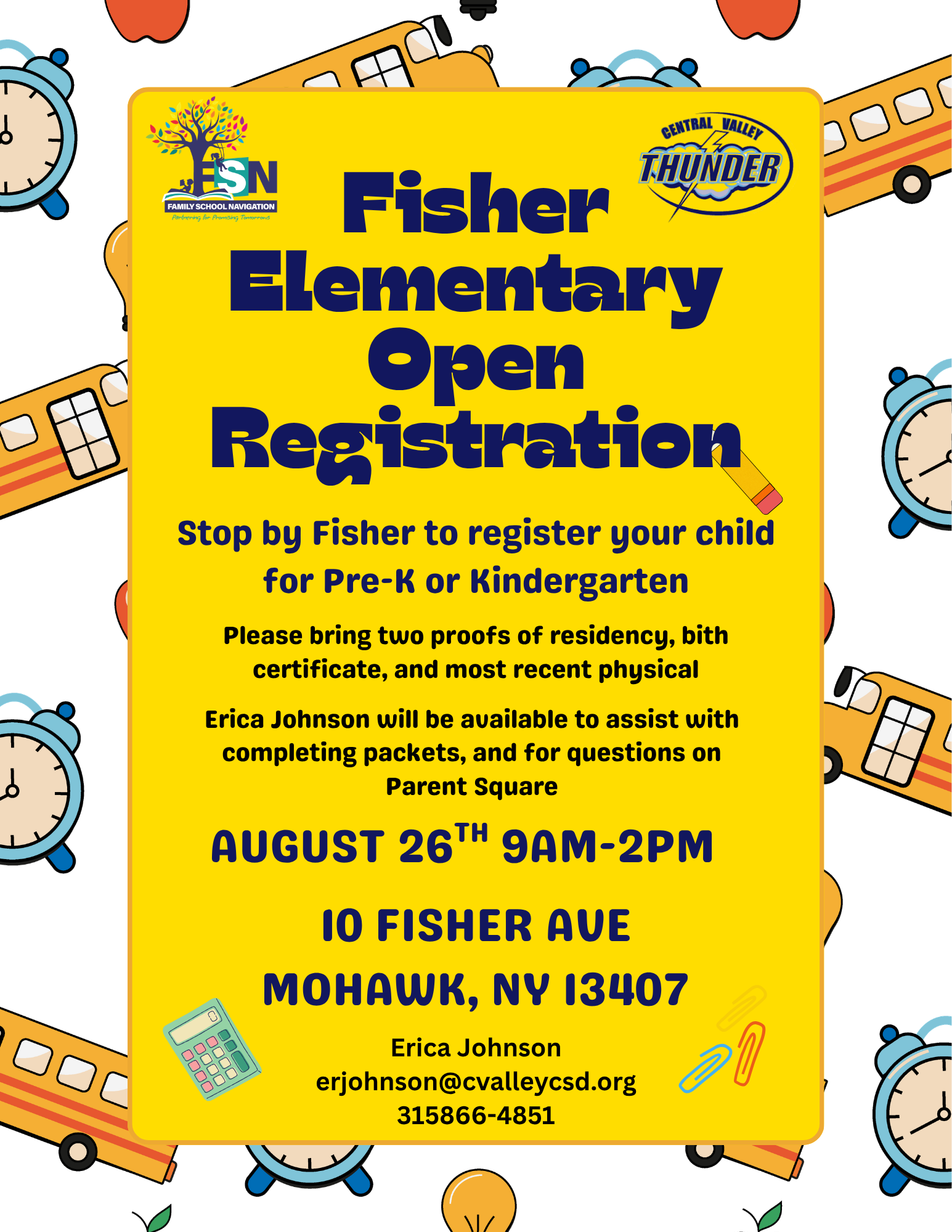 Last call for Registration, and help with Parent Square messaging