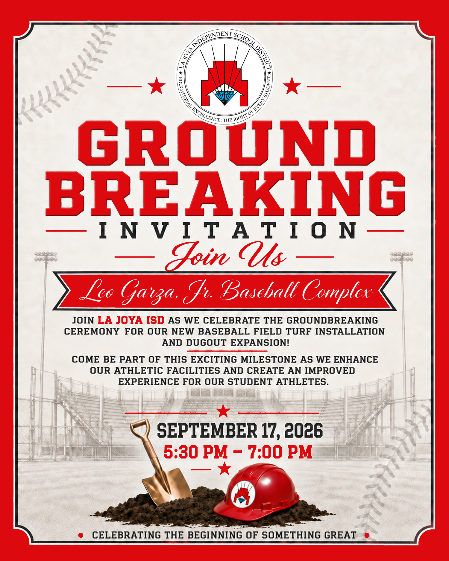 🚧⚾️ We’re breaking ground on something BIG!