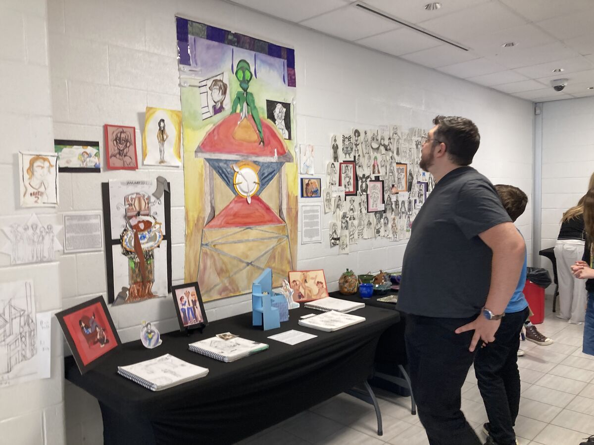 Senior Art Show puts work of dozens of students on display