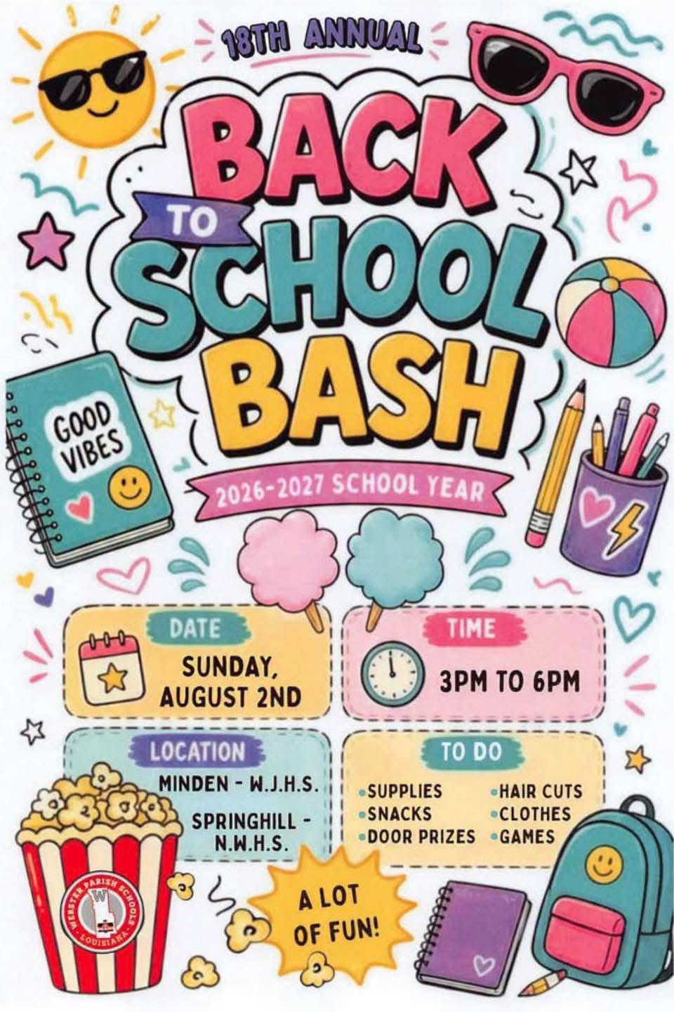 Back to School Bash is TODAY!