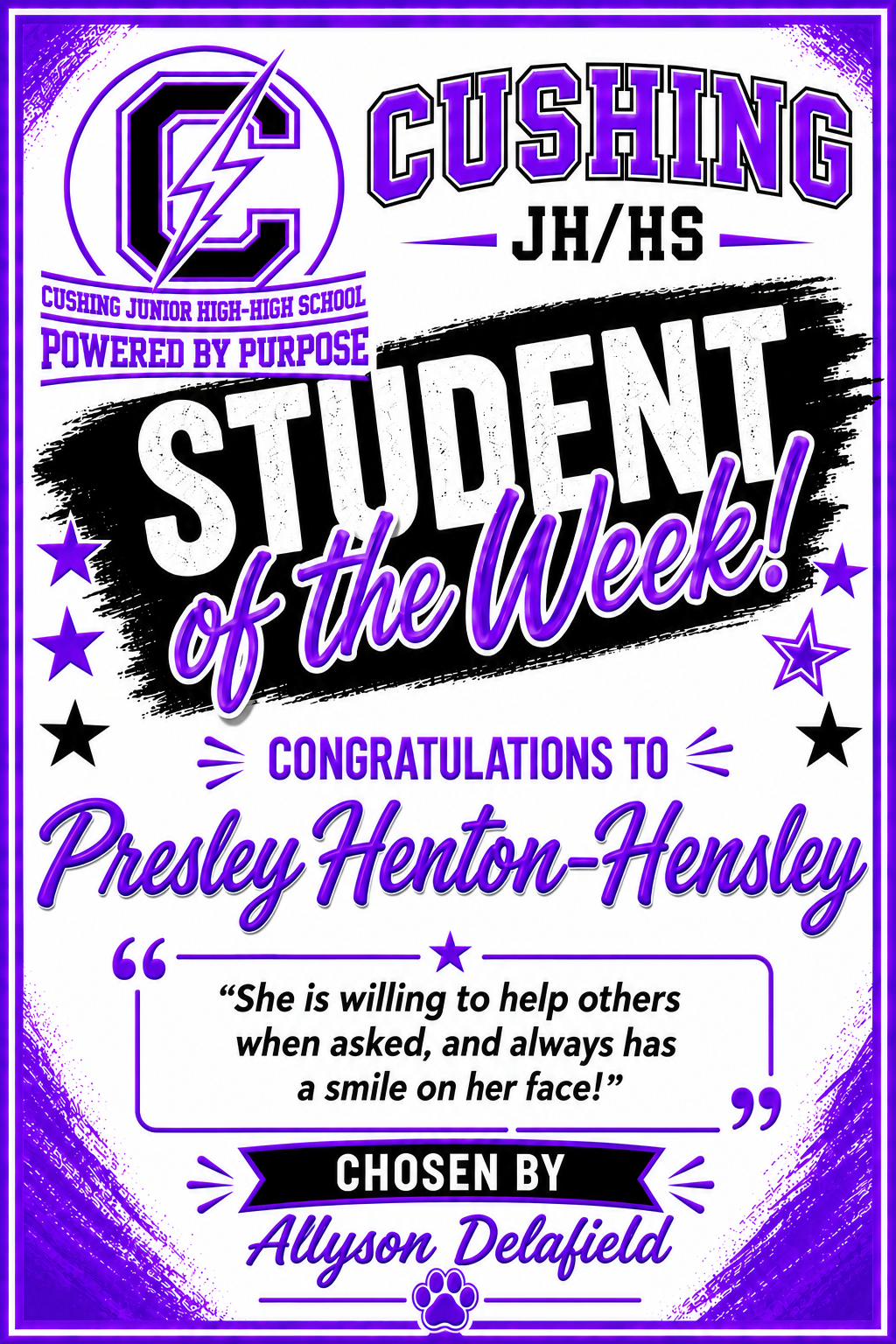 Students of the Week