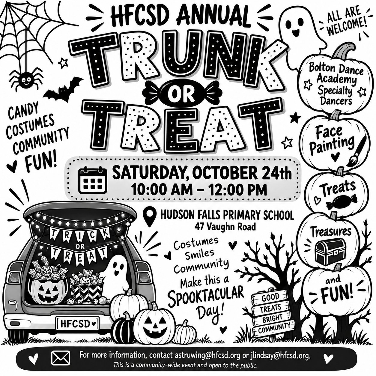 Calling All Families and Organizations: Our District’s Truck or Treat Event Needs You!