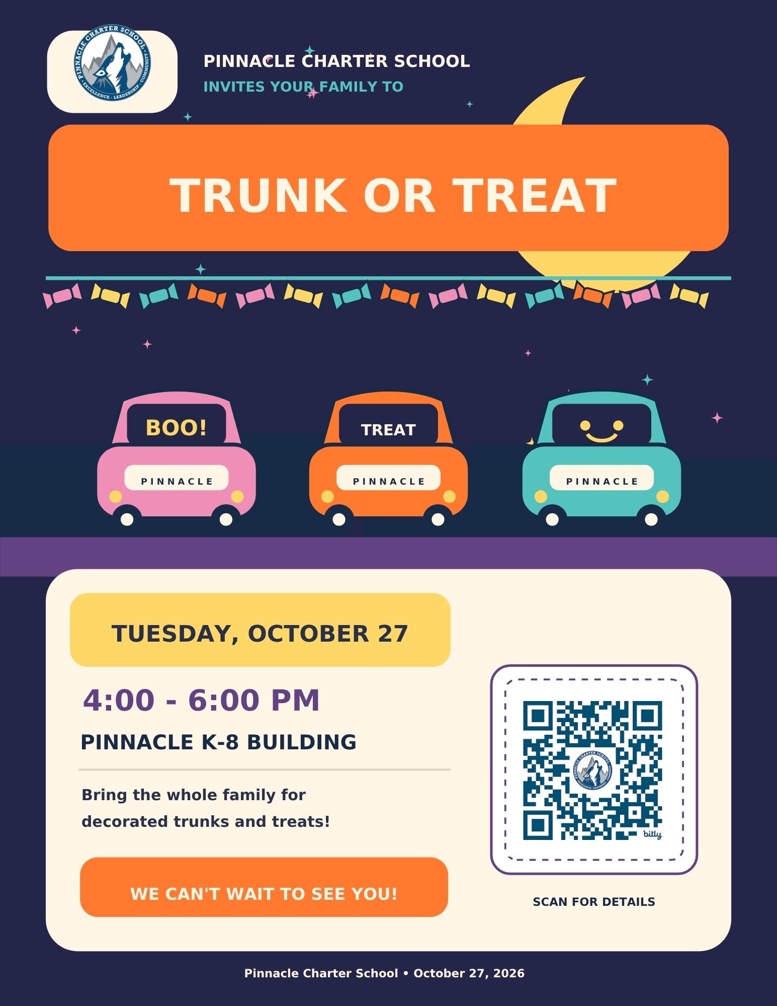 Trunk or Treat Sign Up - Raise the Pack Event