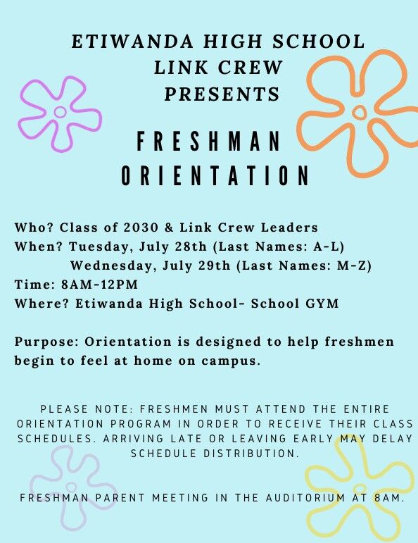 Freshman Orientation