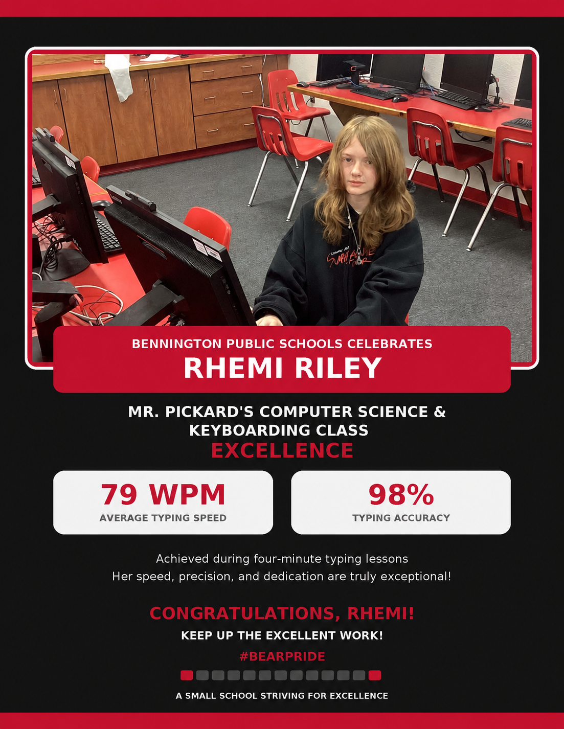 Congrats Rhemi Riley!