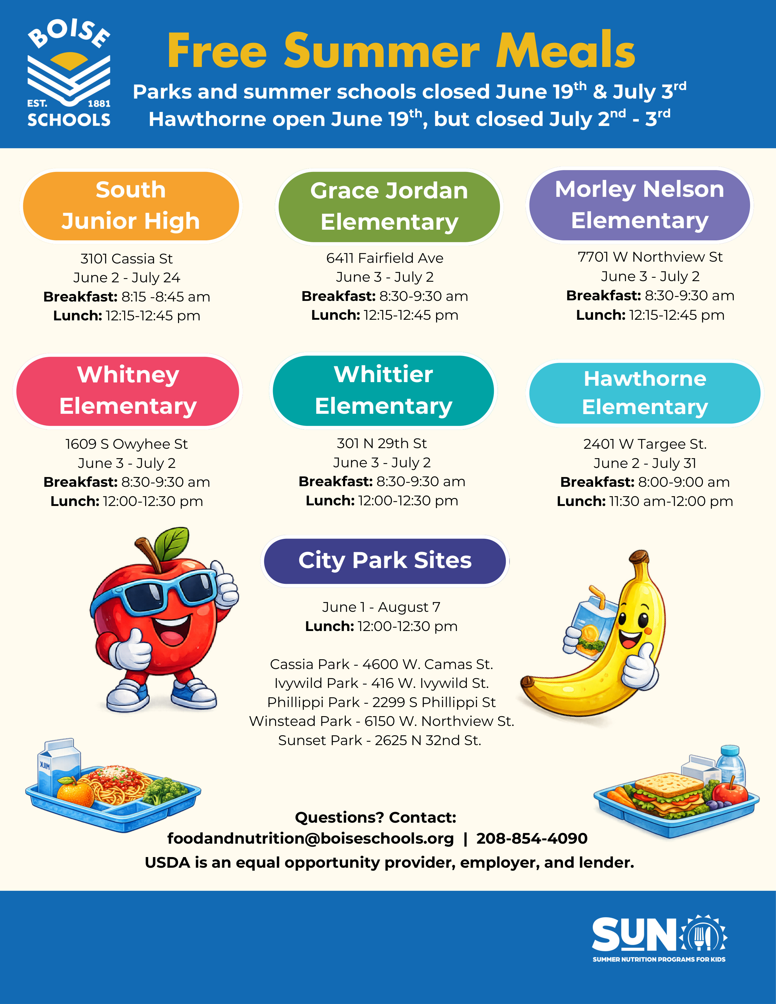 Free Summer Meals