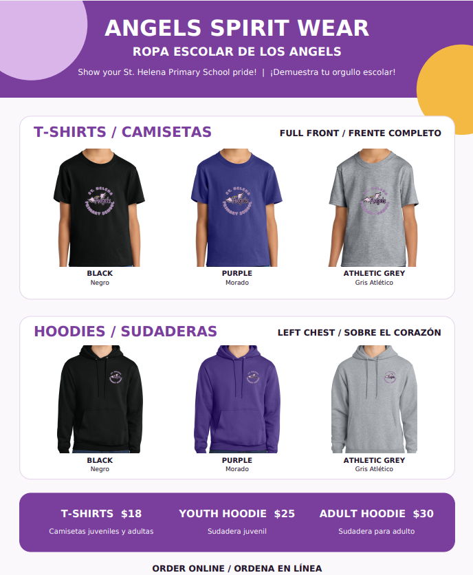 SHPS Spirit Wear is Now Available!