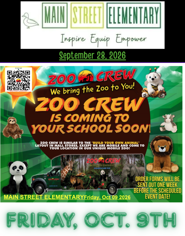 MSE Family Newsletter - Week of 9/28