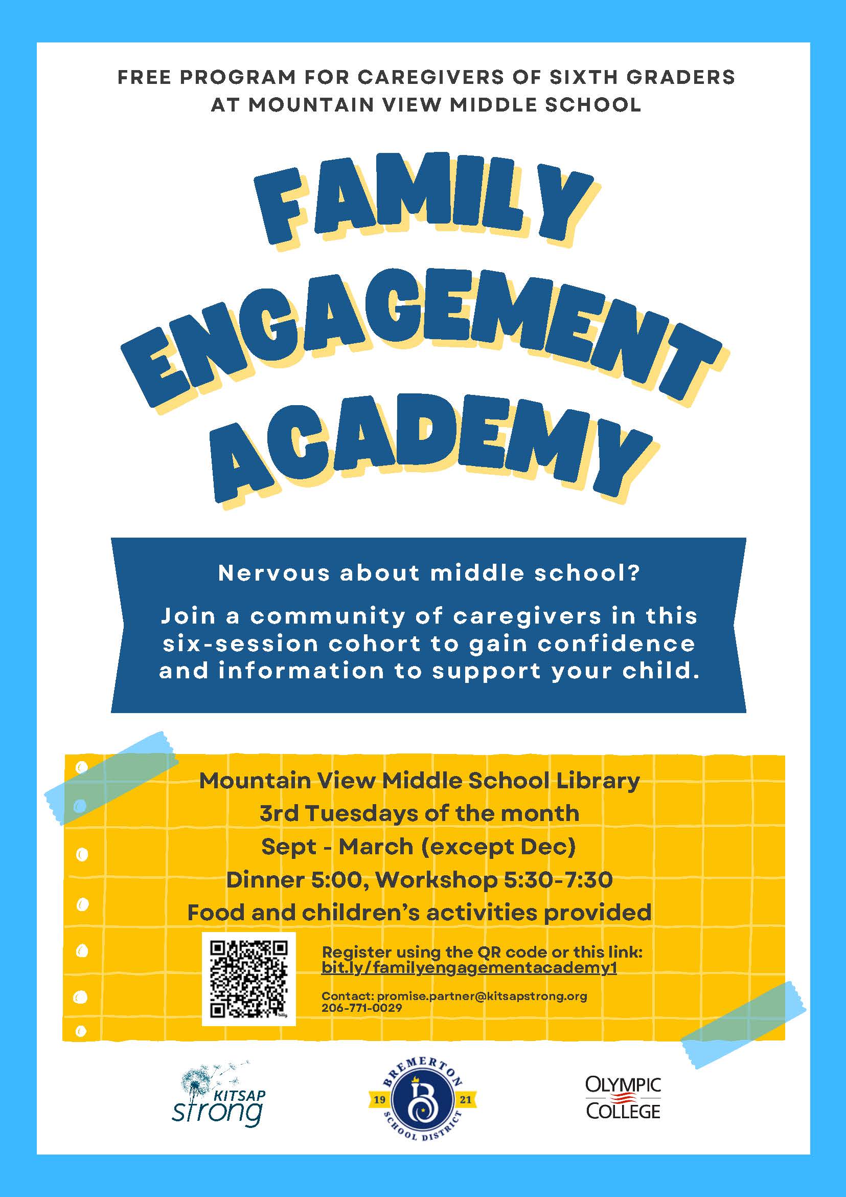 Family Engagement Academy for middle school families