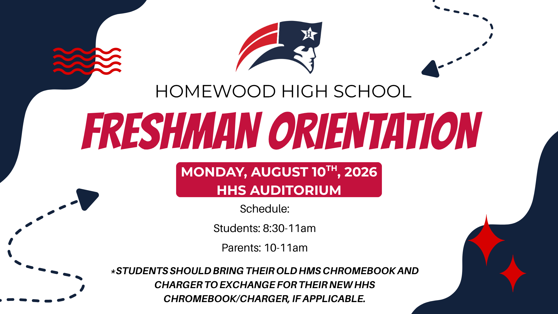 Freshman Orientation Information