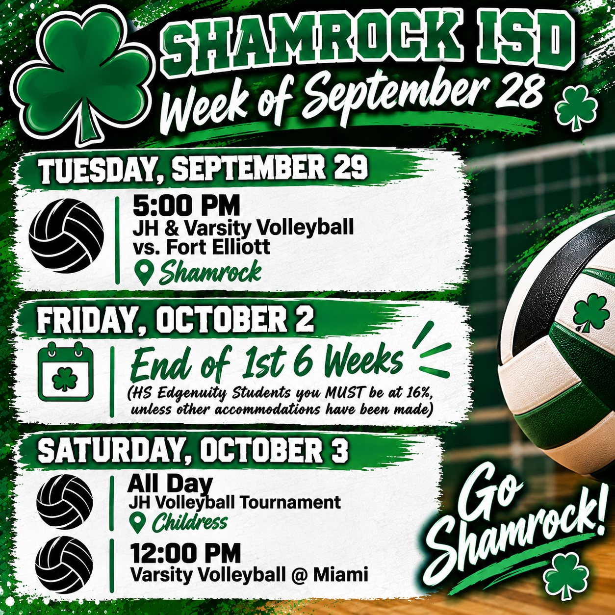 Weekly Events