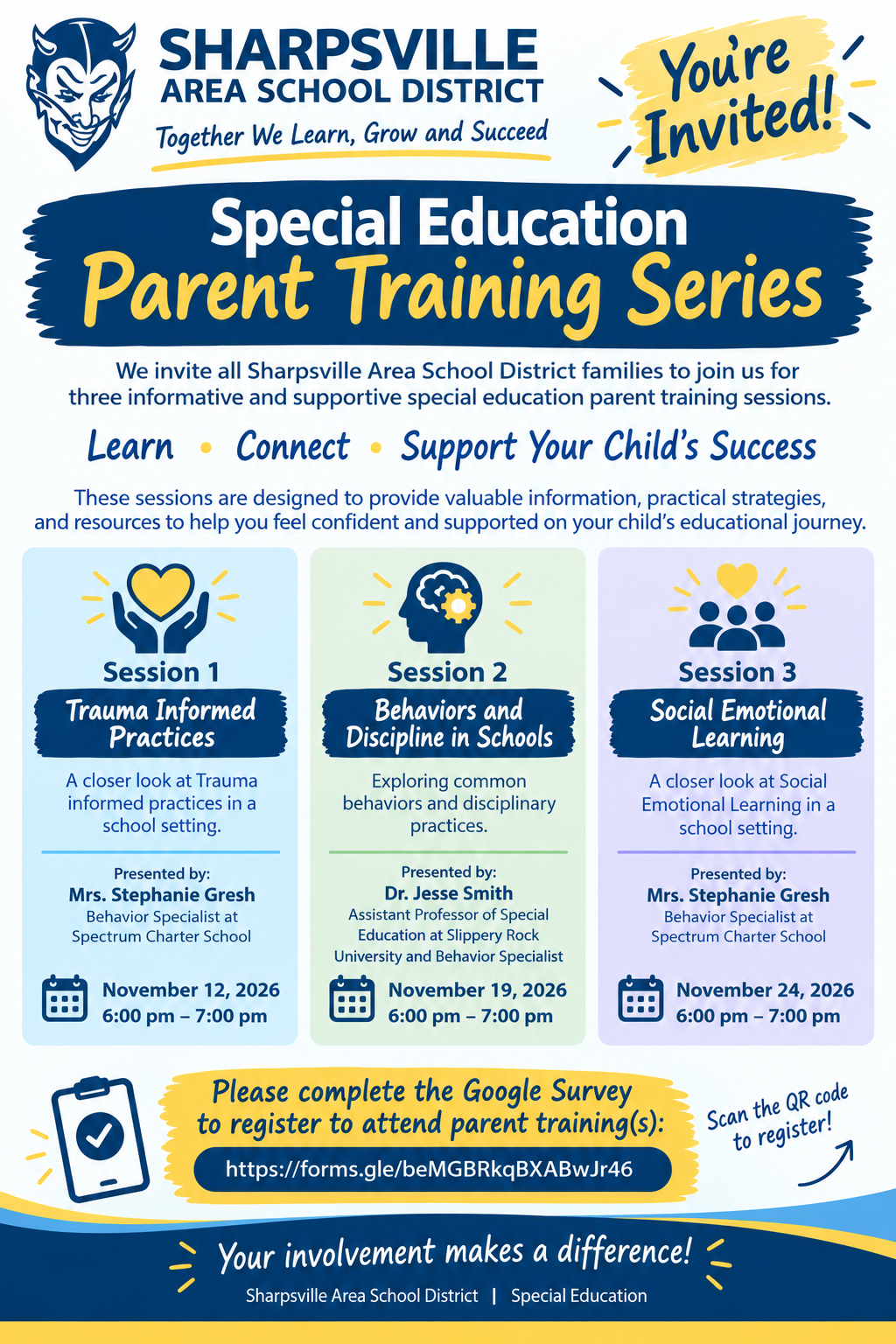 Special Education Parent Training Series