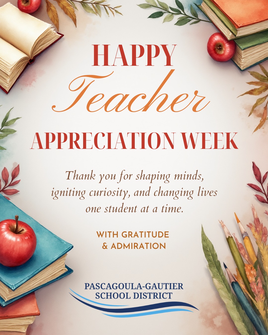 Happy Teacher Apprectiation Week!