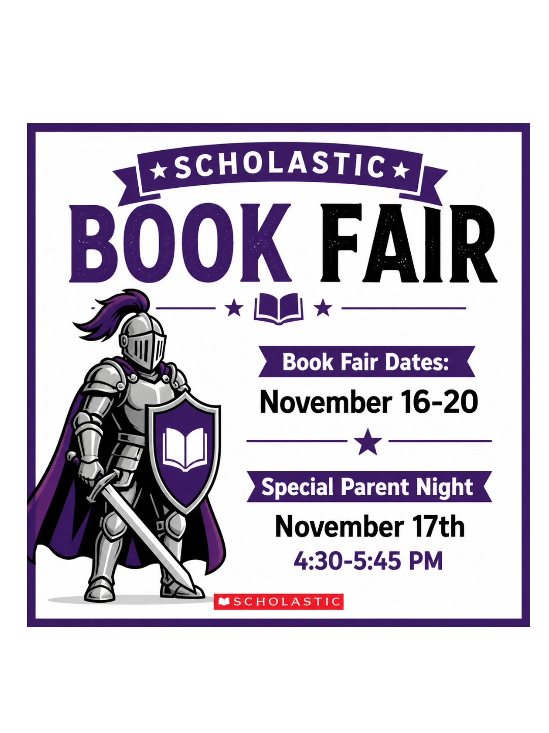 Book Fair Coming- Volunteers Needed