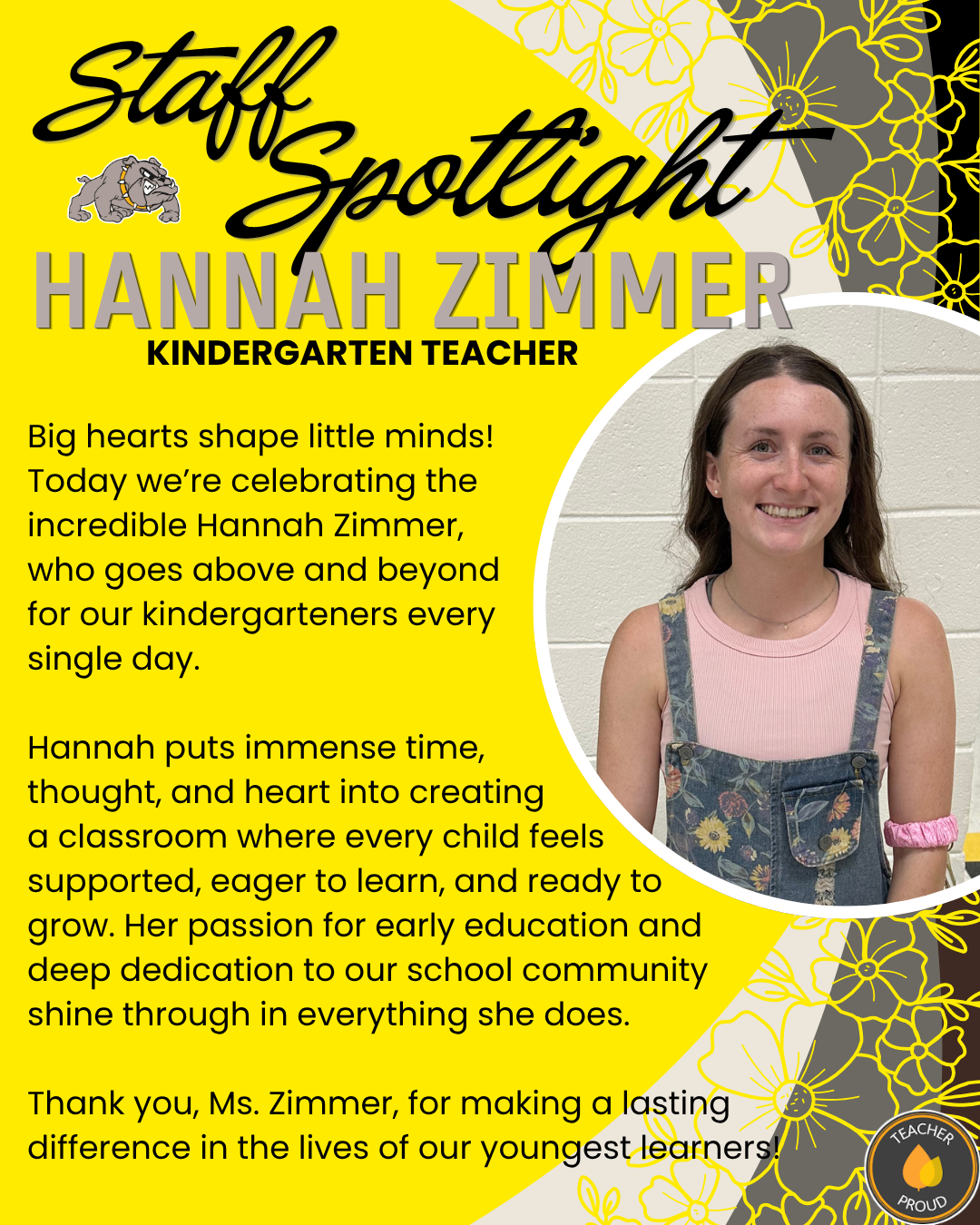 Staff Spotlight- Ms. Zimmer