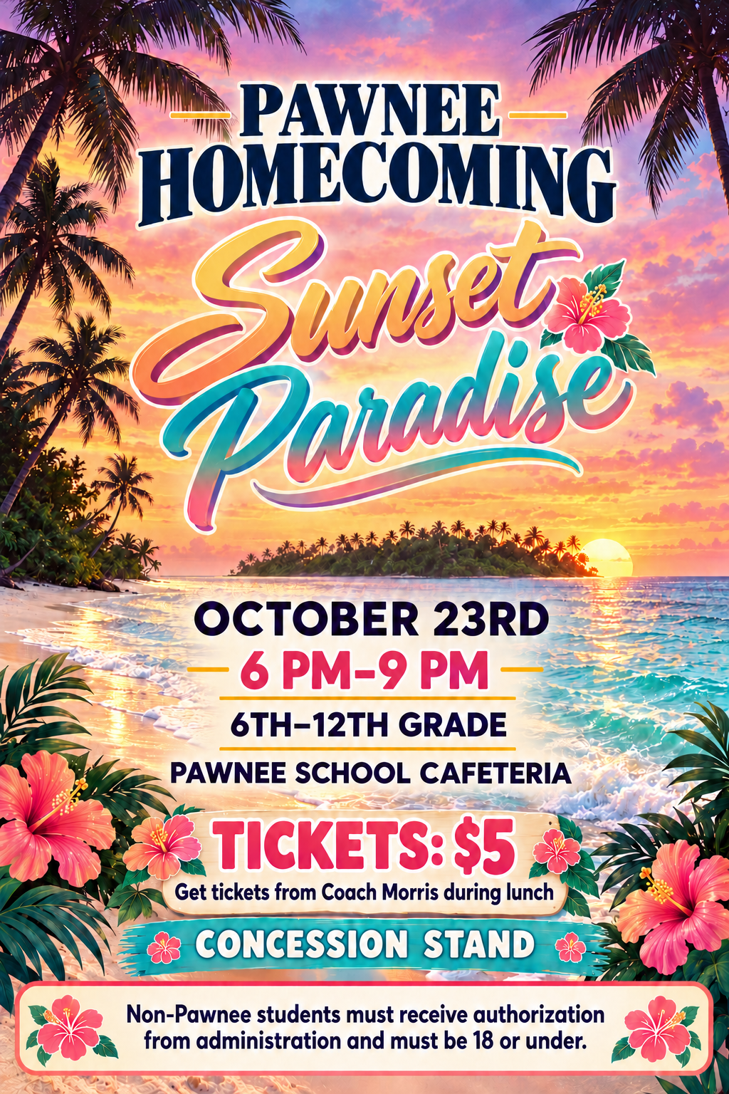 Sunset Paradise Homecoming Dance