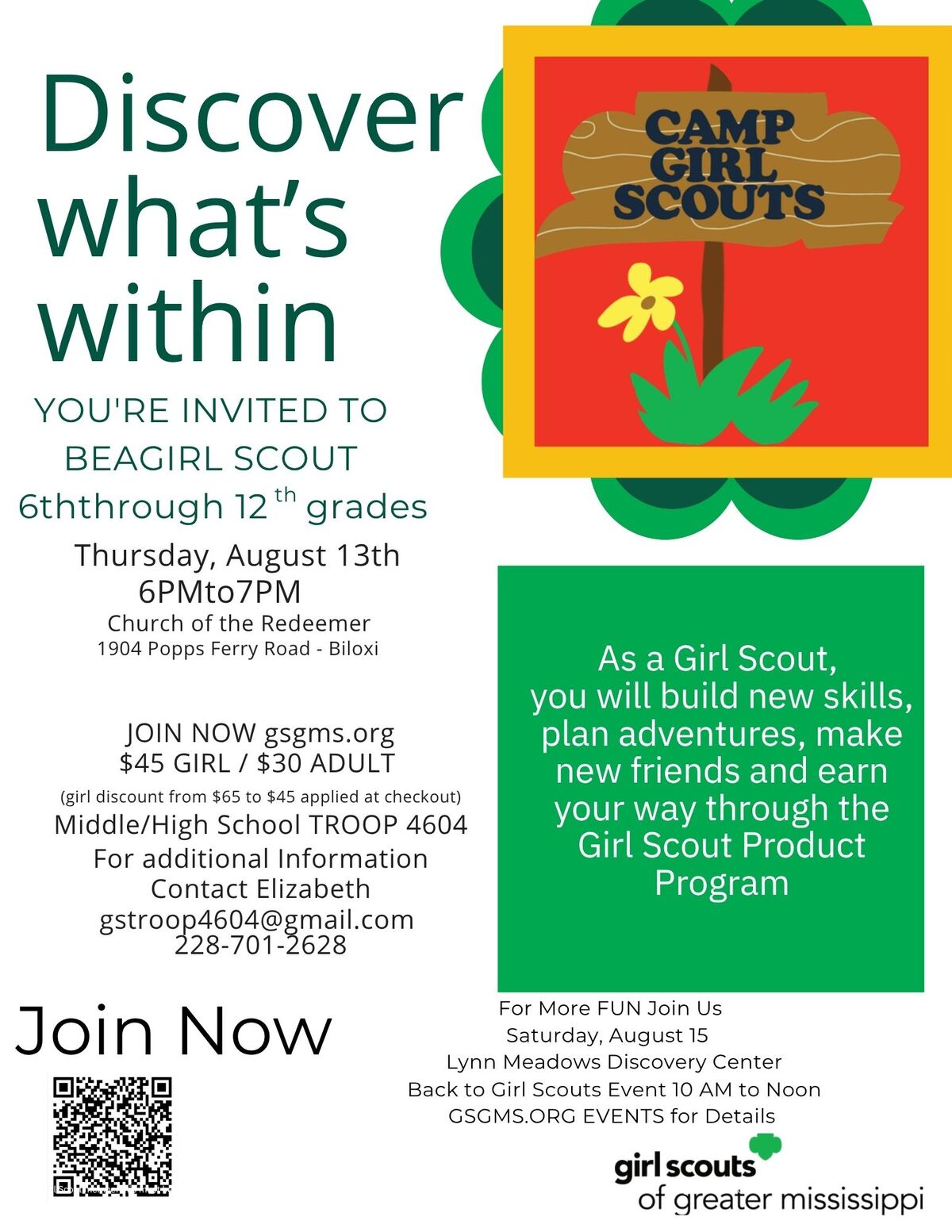 Girl Scout Information 💚