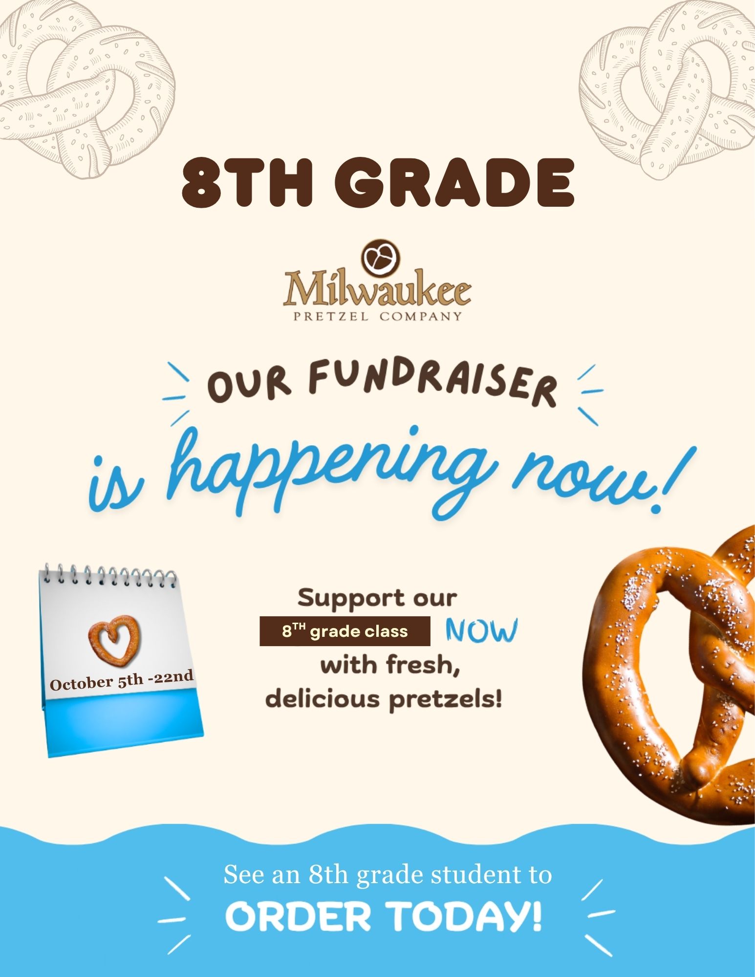 Milwaukee Pretzel Fundraiser