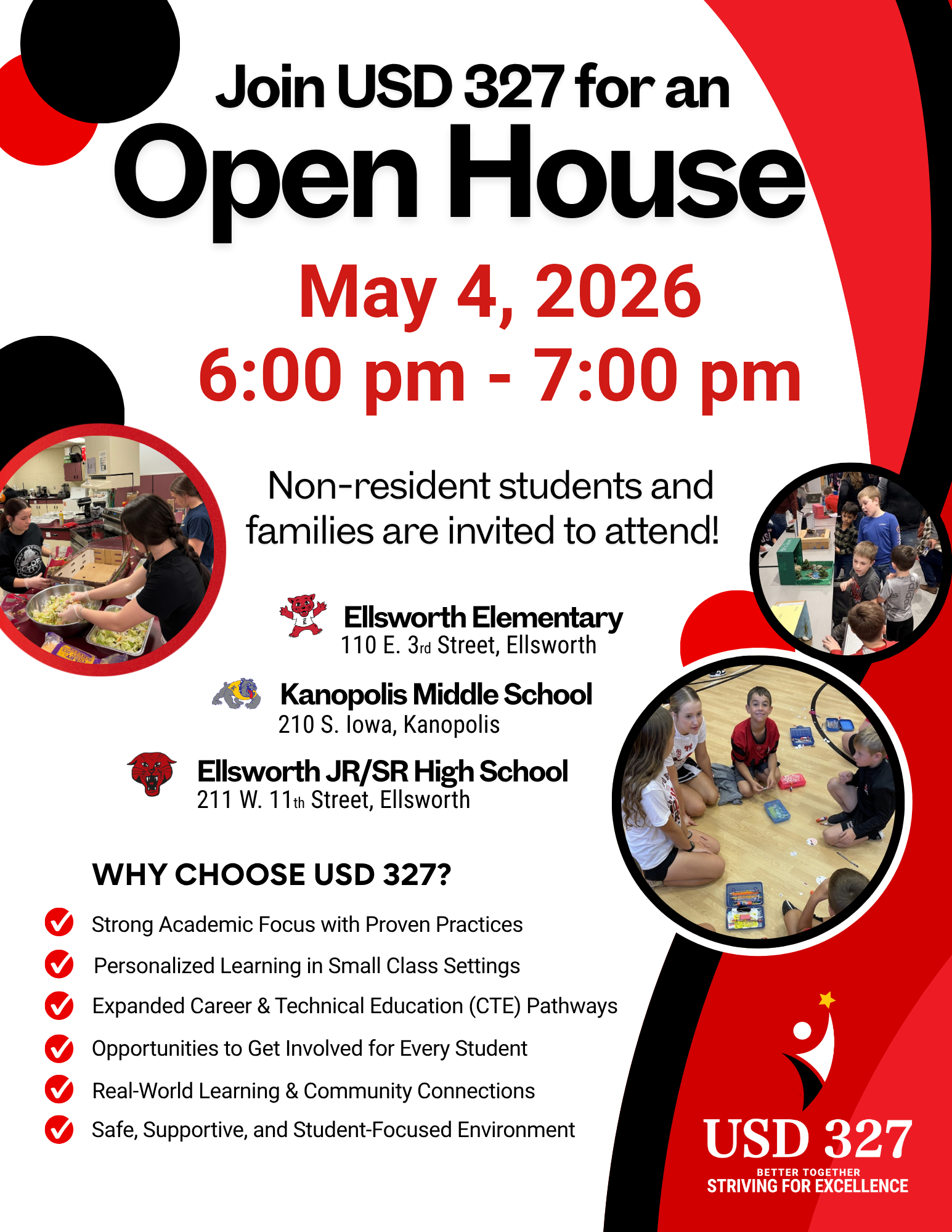 Open House for Nonresident Families - May 4th