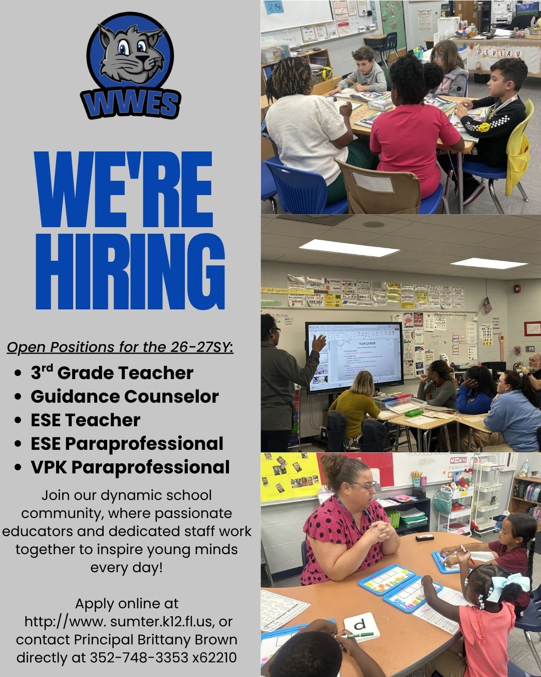WWES Is Hiring!