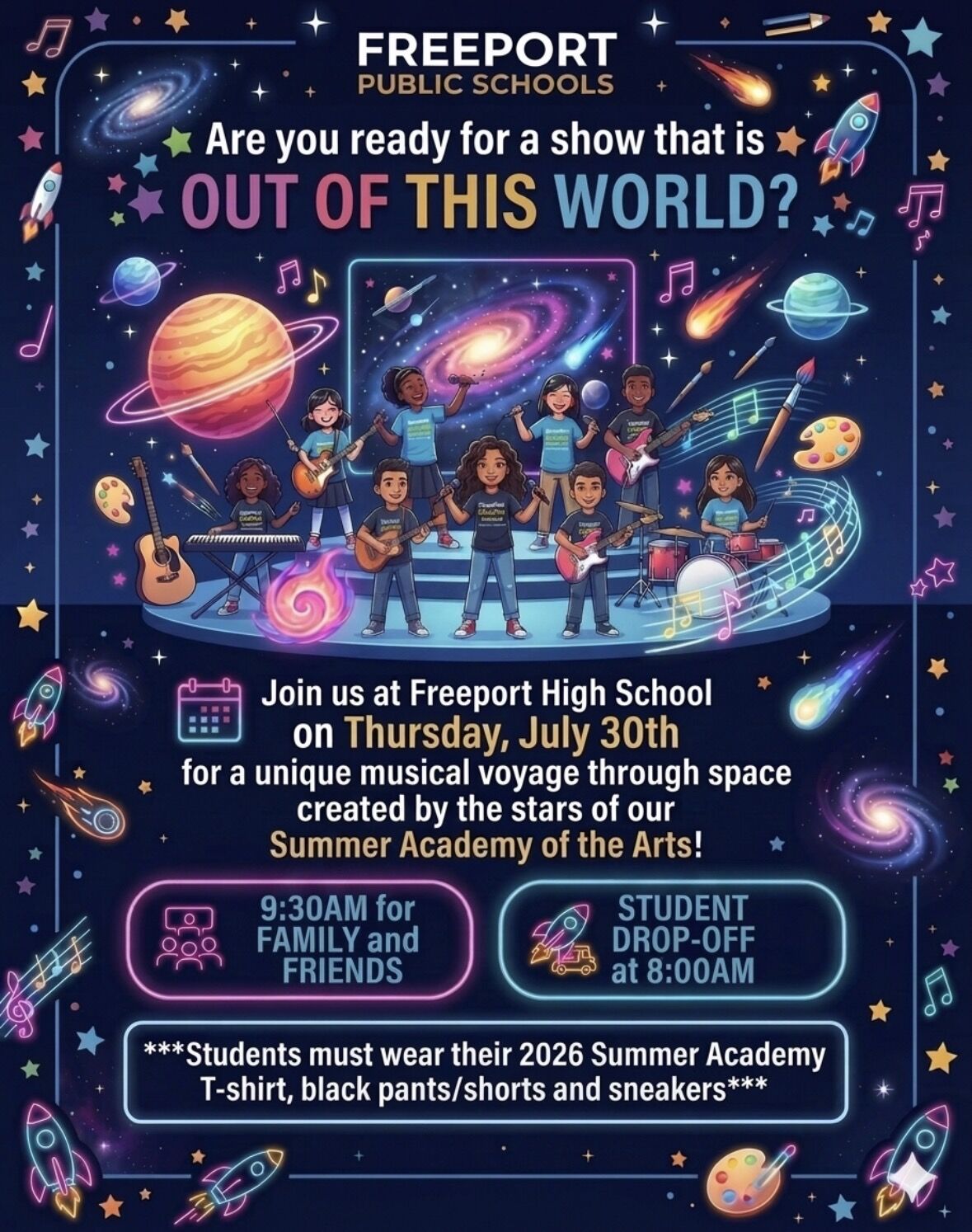 Summer Academy of the Arts Performance - July 30