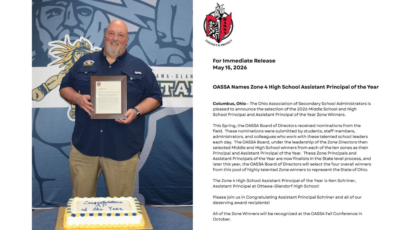CONGRATULATIONS TO MR. KEN SCHRINER ON THIS PRESTIGIOUS AWARD!