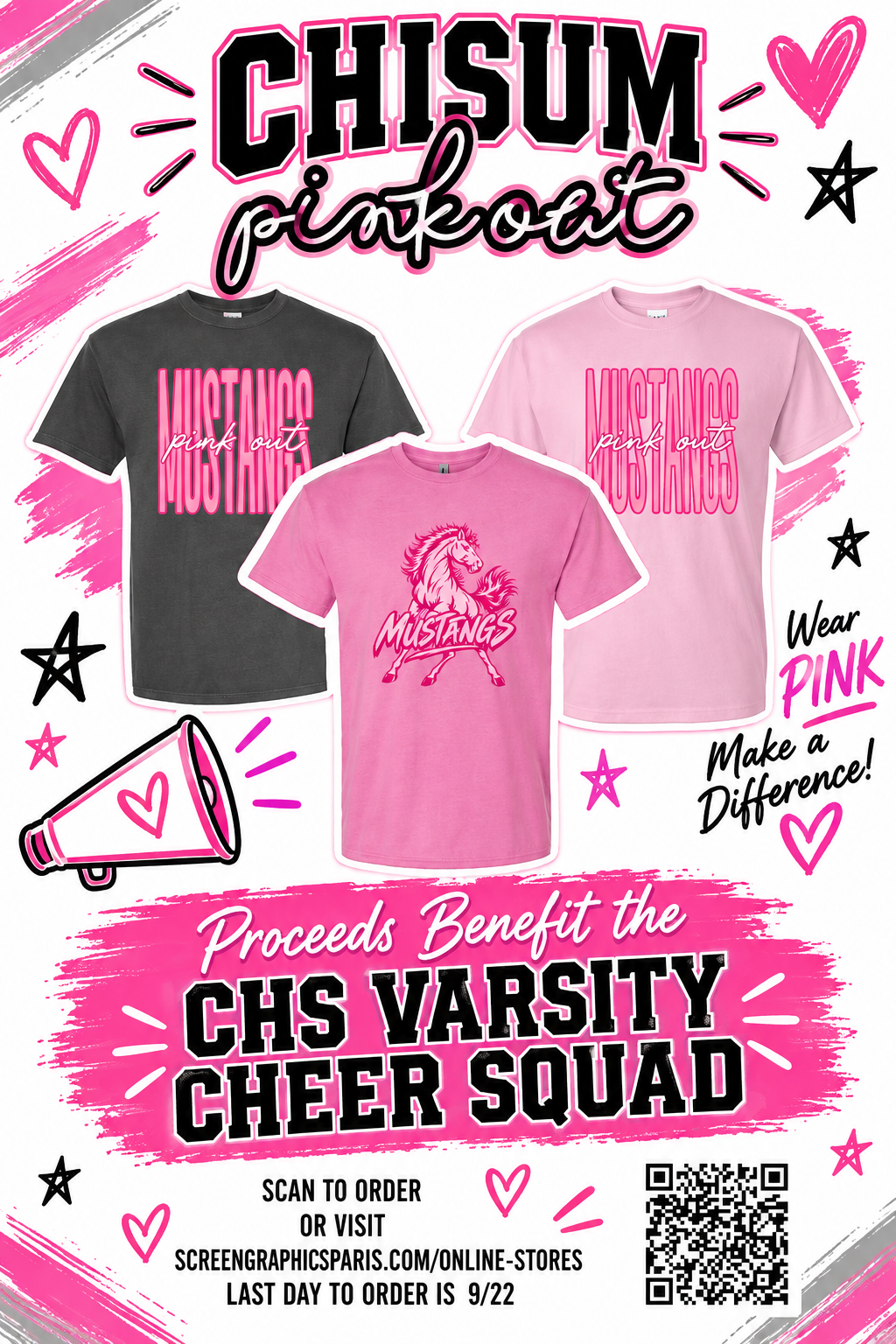 Pink Out Shirts Are Now Available!