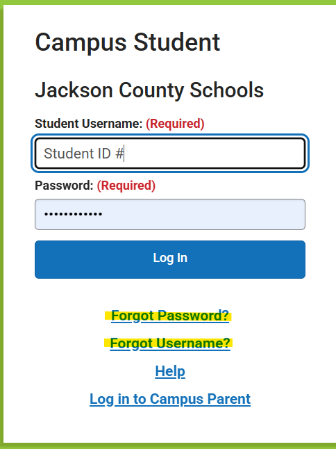 Infinite Campus Logins for Students
