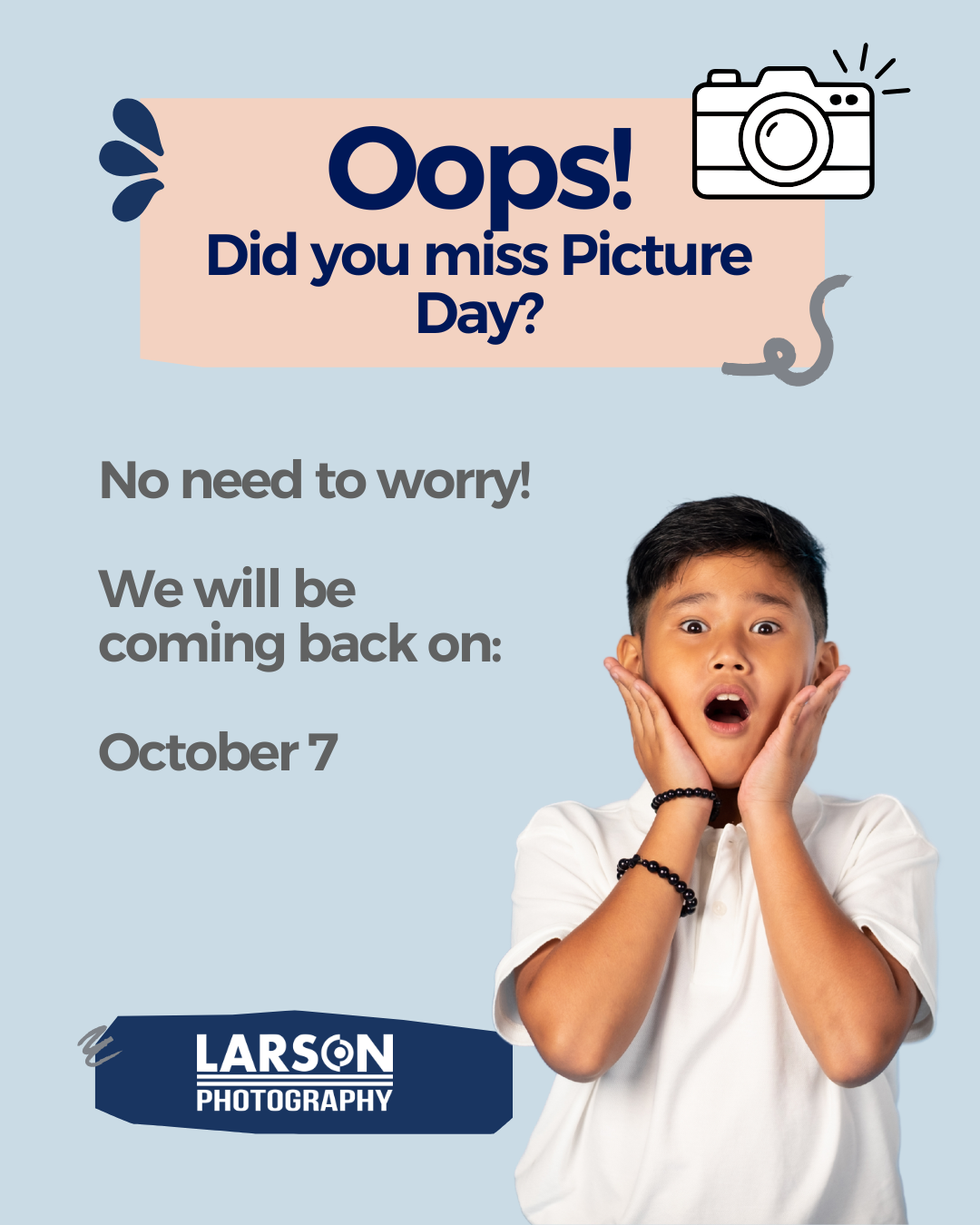 Fall Picture Retakes Oct. 7