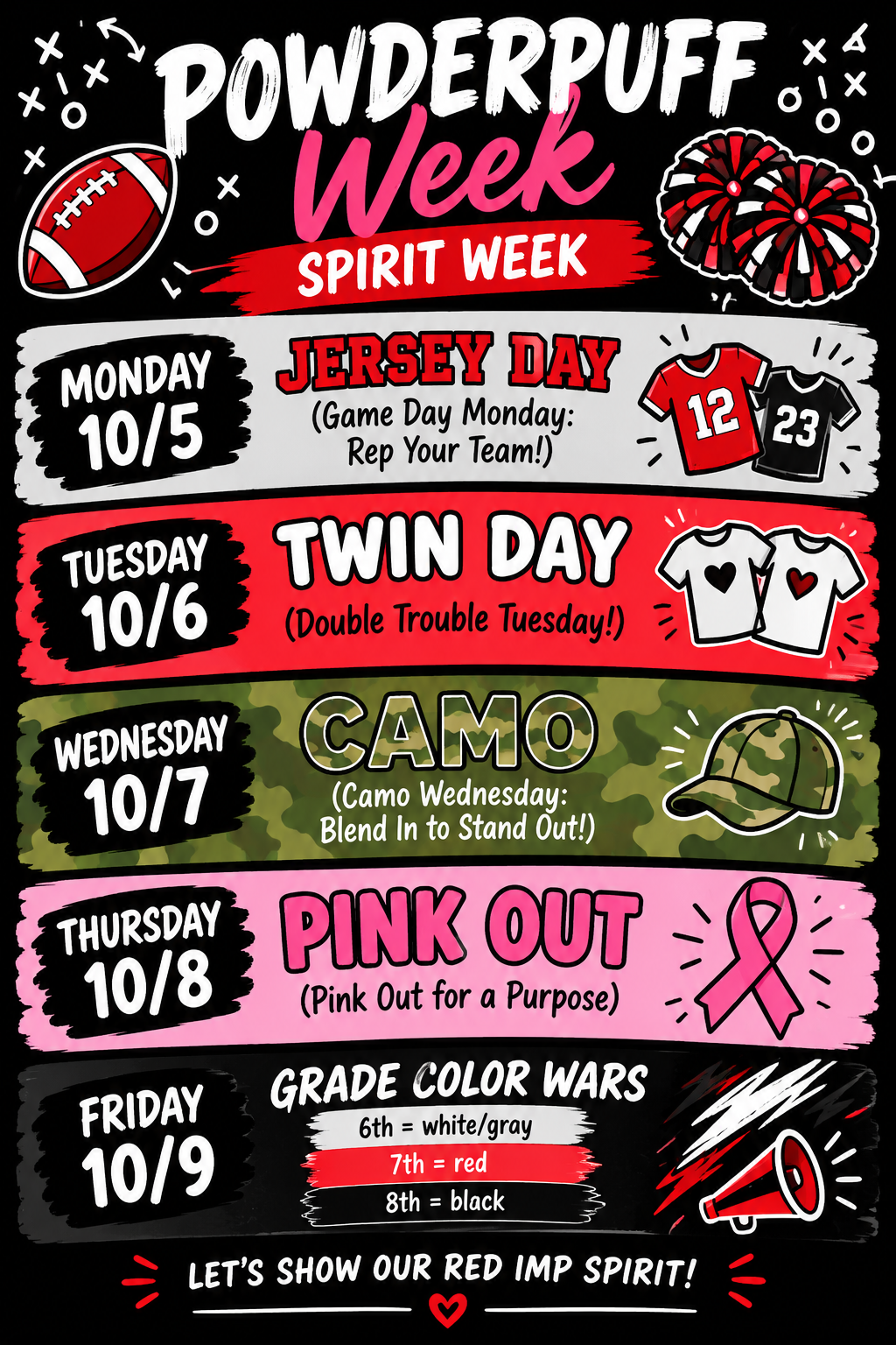 MMS spirit week + school pictures