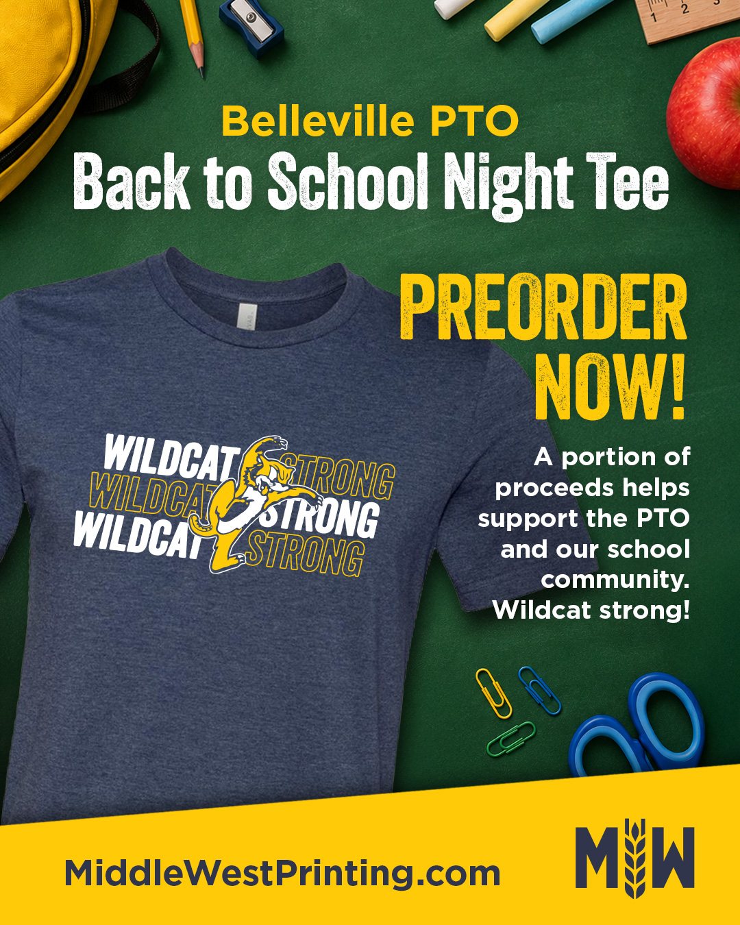 GET YOUR BACK TO SCHOOL NIGHT TEES