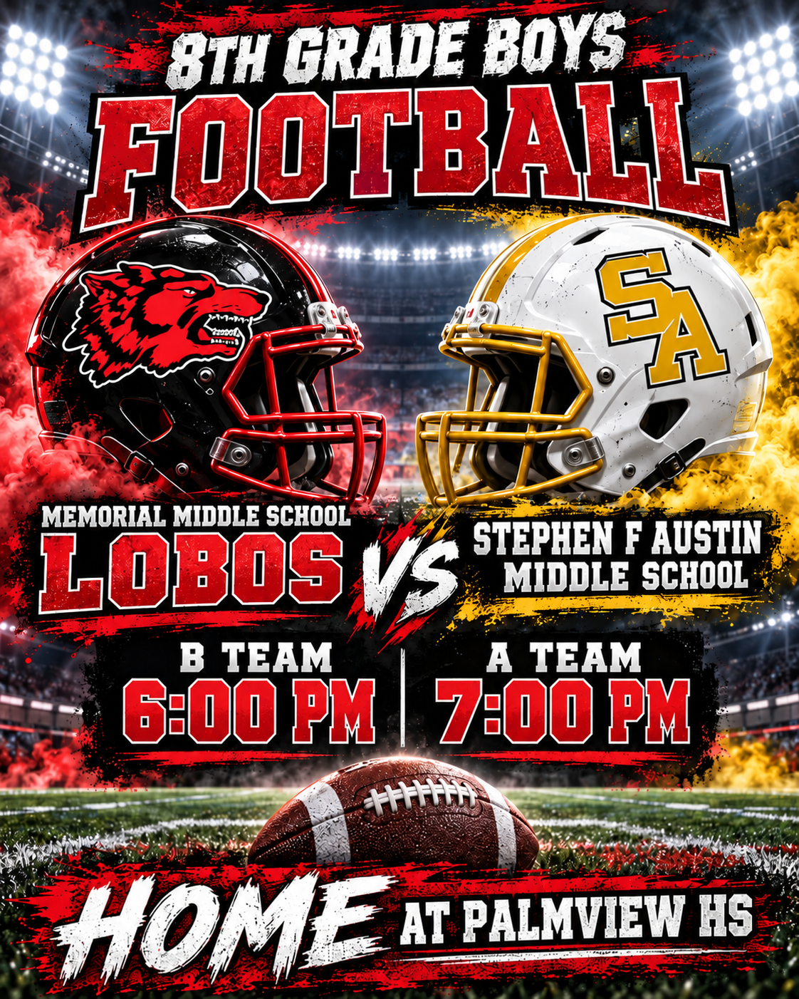 8th Grade Football Game Day