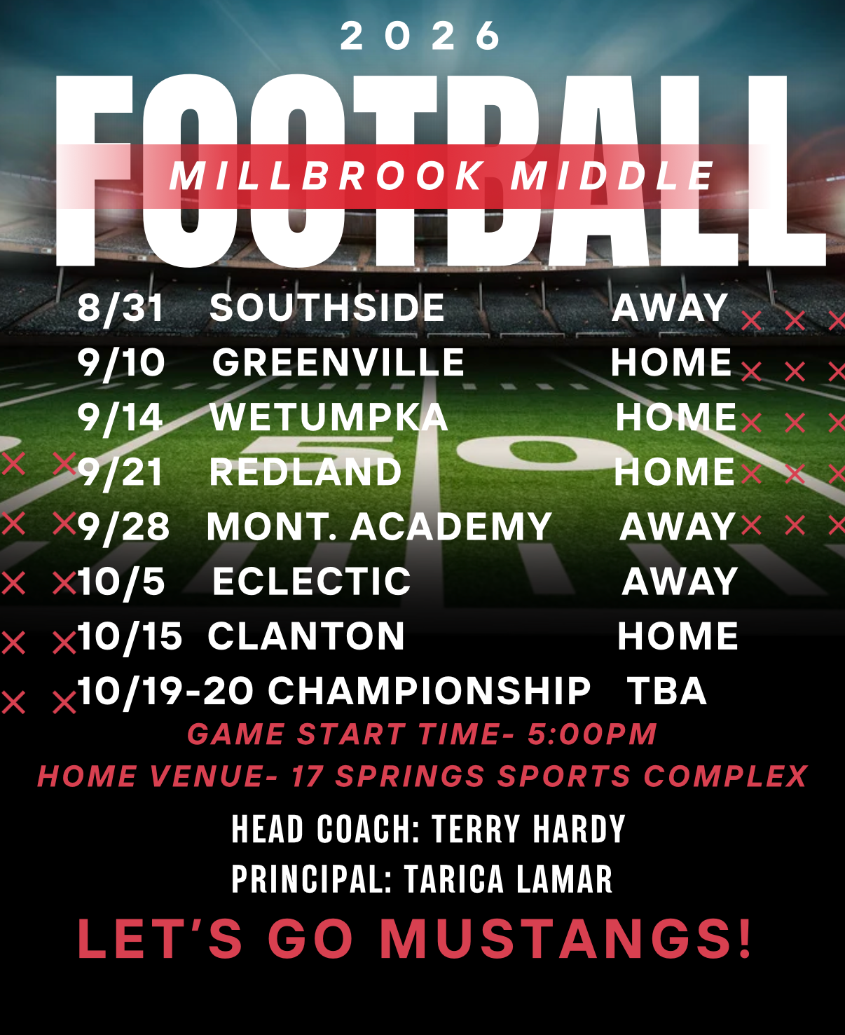2026 Football Schedule