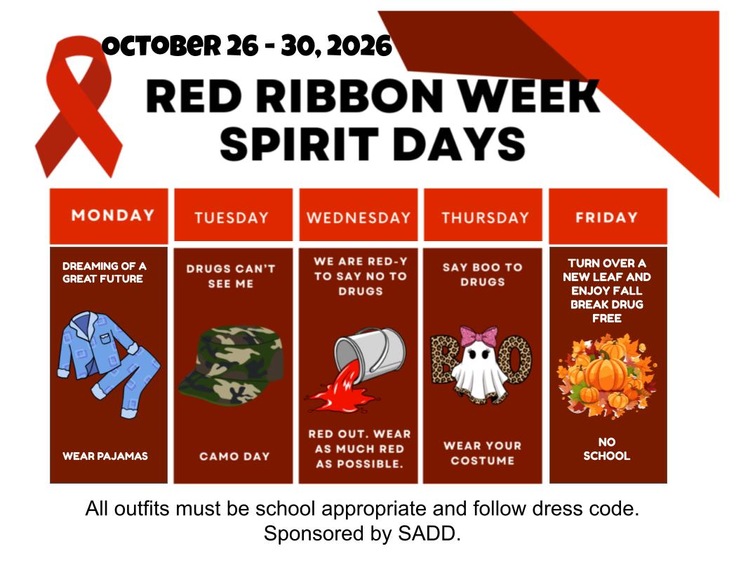 Red Ribbon Week | October 26–30