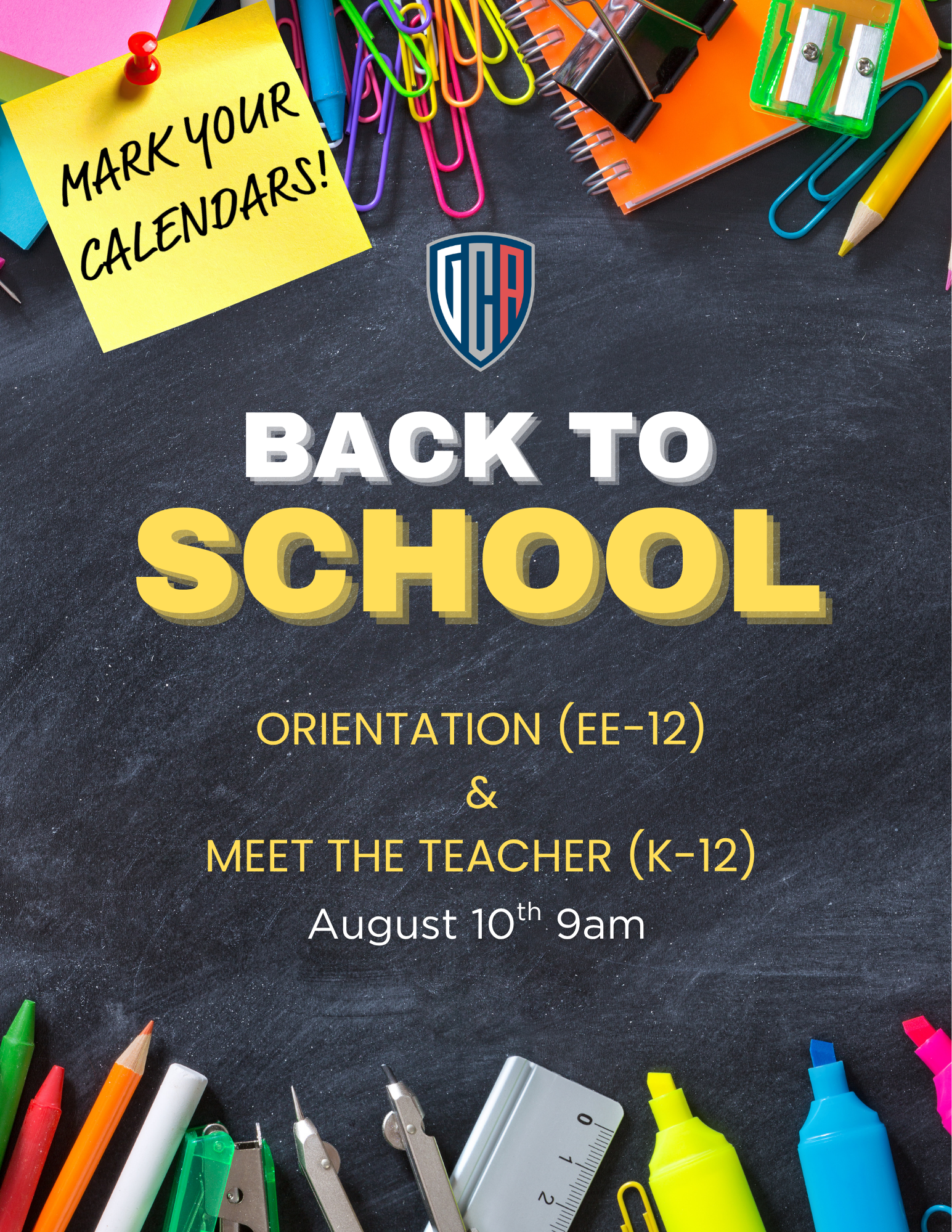Back to School Orientation!