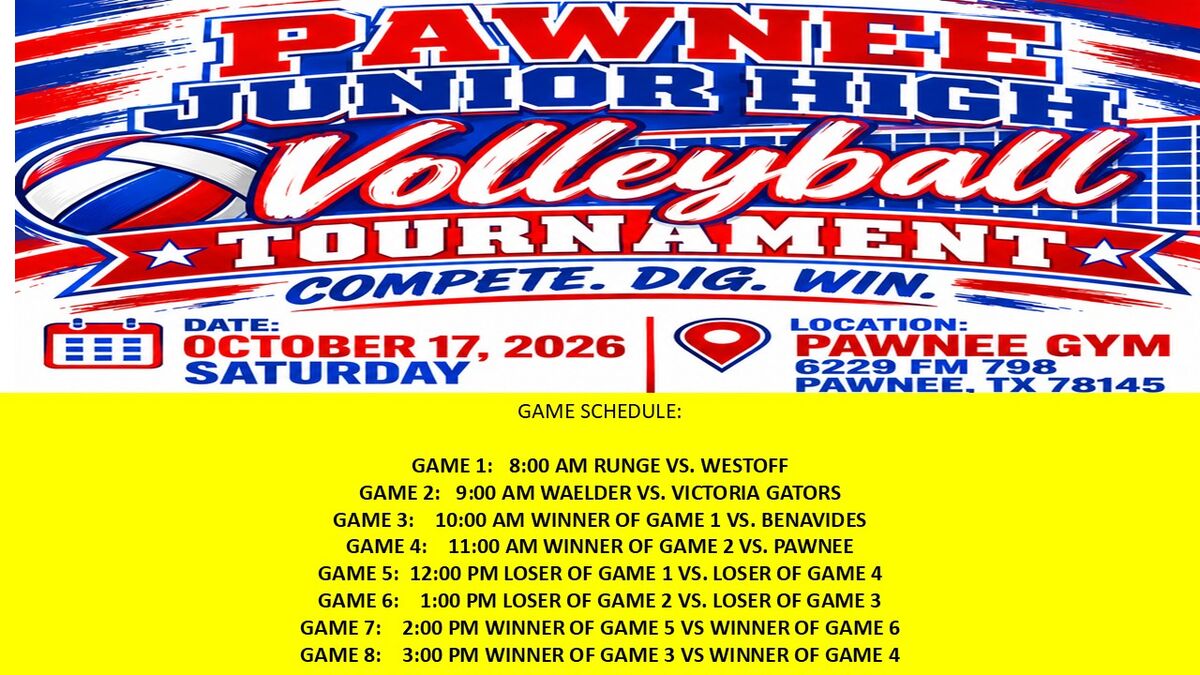 Pawnee Junior High Volleyball Tournament