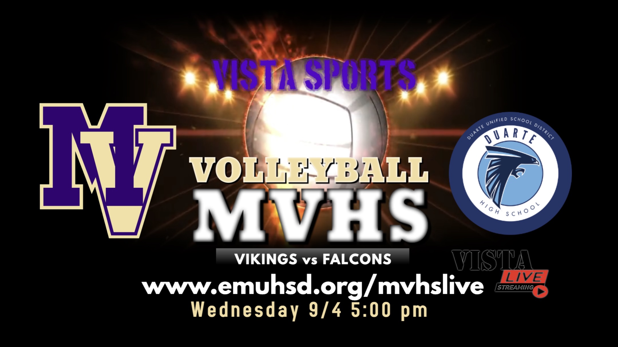 ViSTA Sports Live tonight!