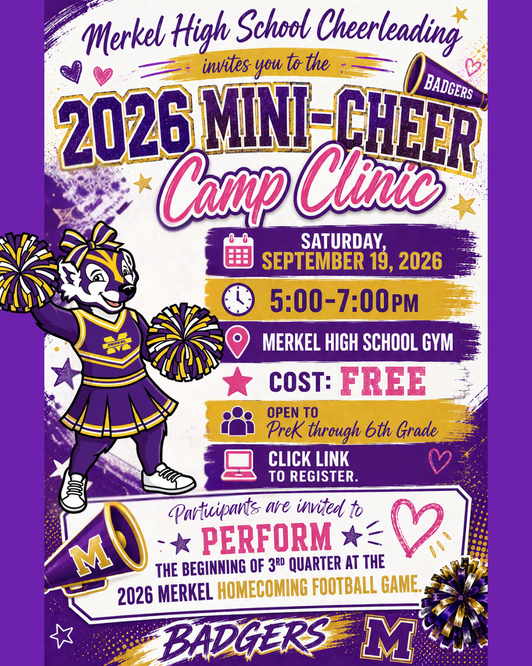 Mini-Cheer Camp Clinic