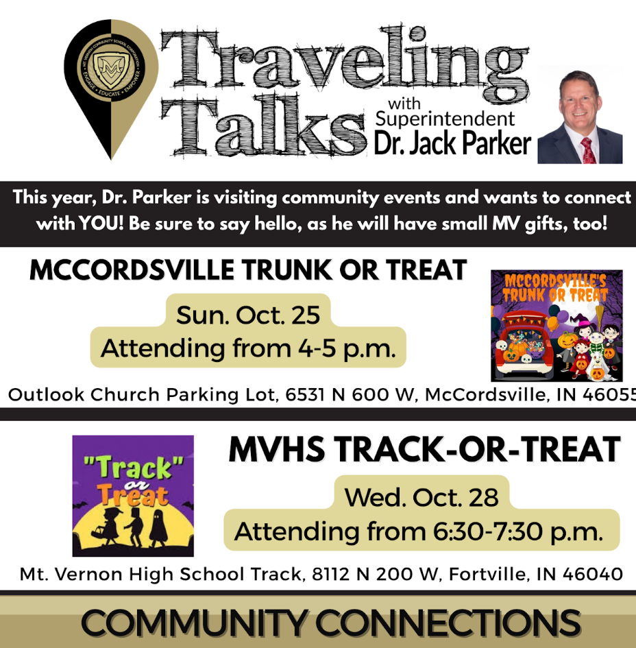 Dr. Parker Traveling Talks Flyer