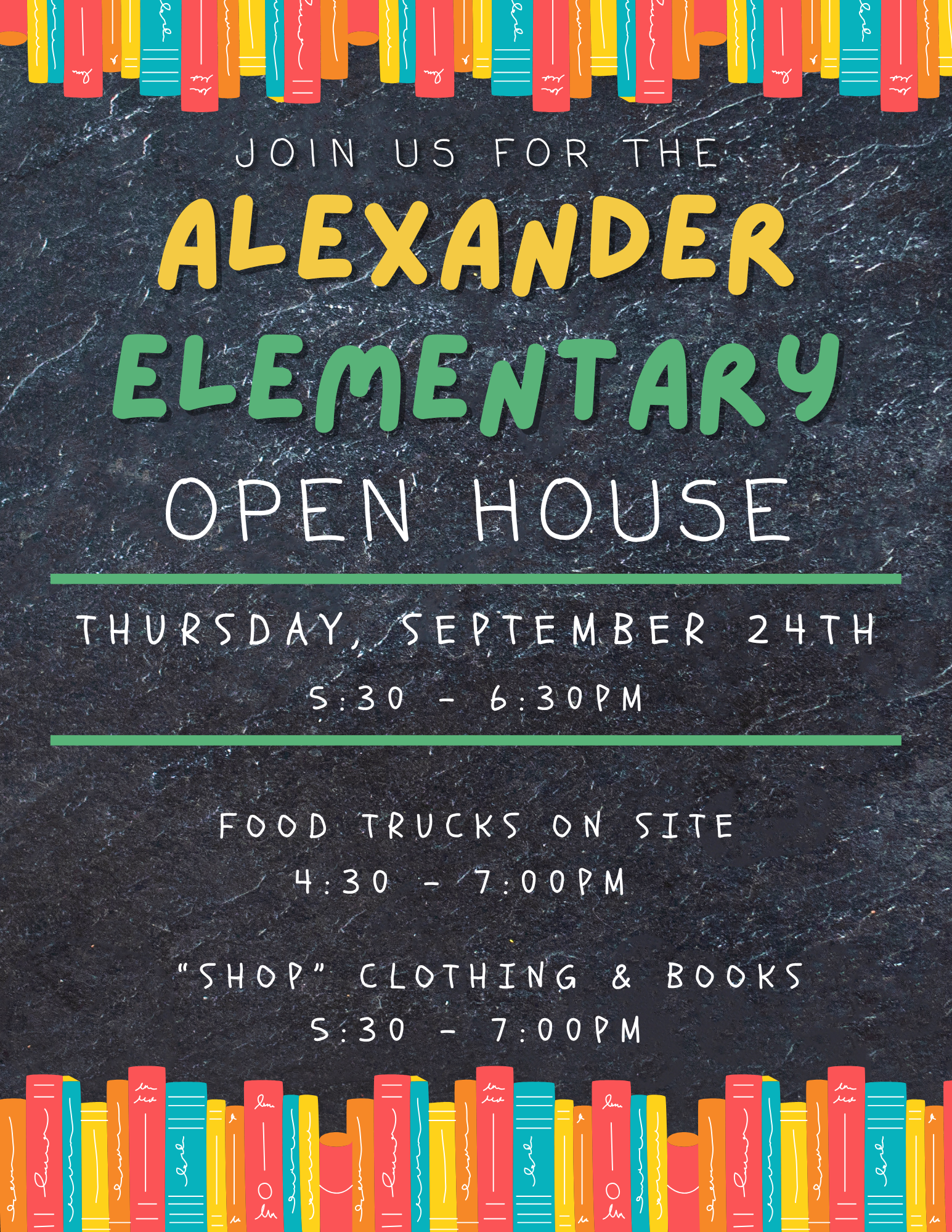 Reminder...ACES Open House - Thursday, September 24th
