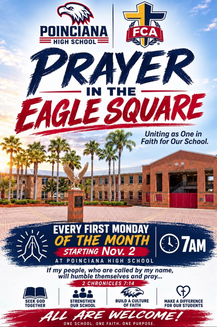 FCA Student-Led Prayer in the Eagle Square