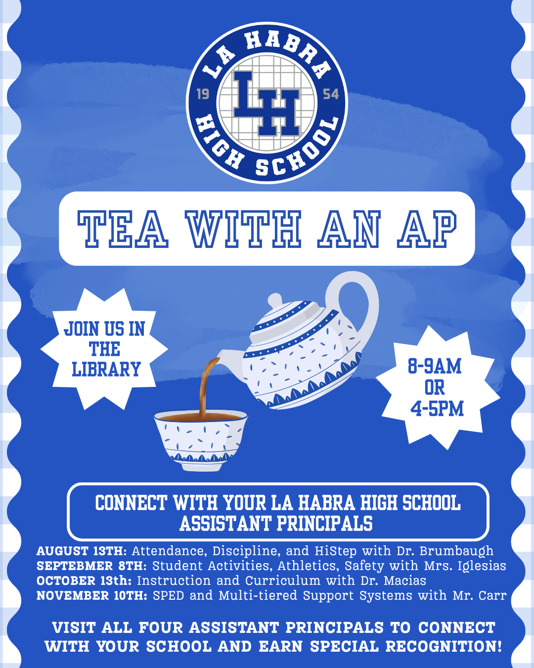 Connect with your Administrators!