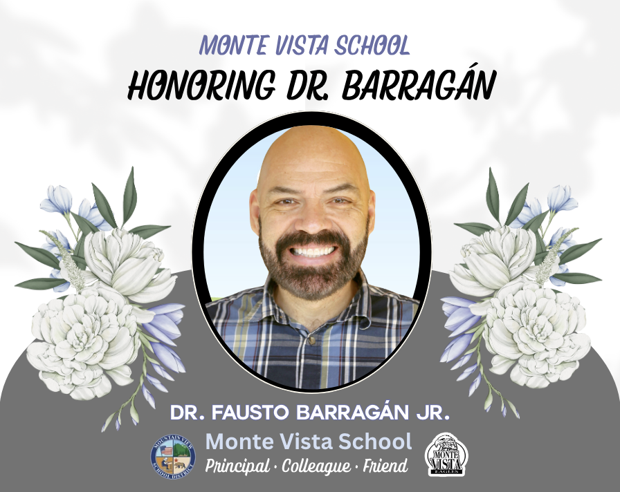 Honoring Dr. Barragán at Monte Vista School