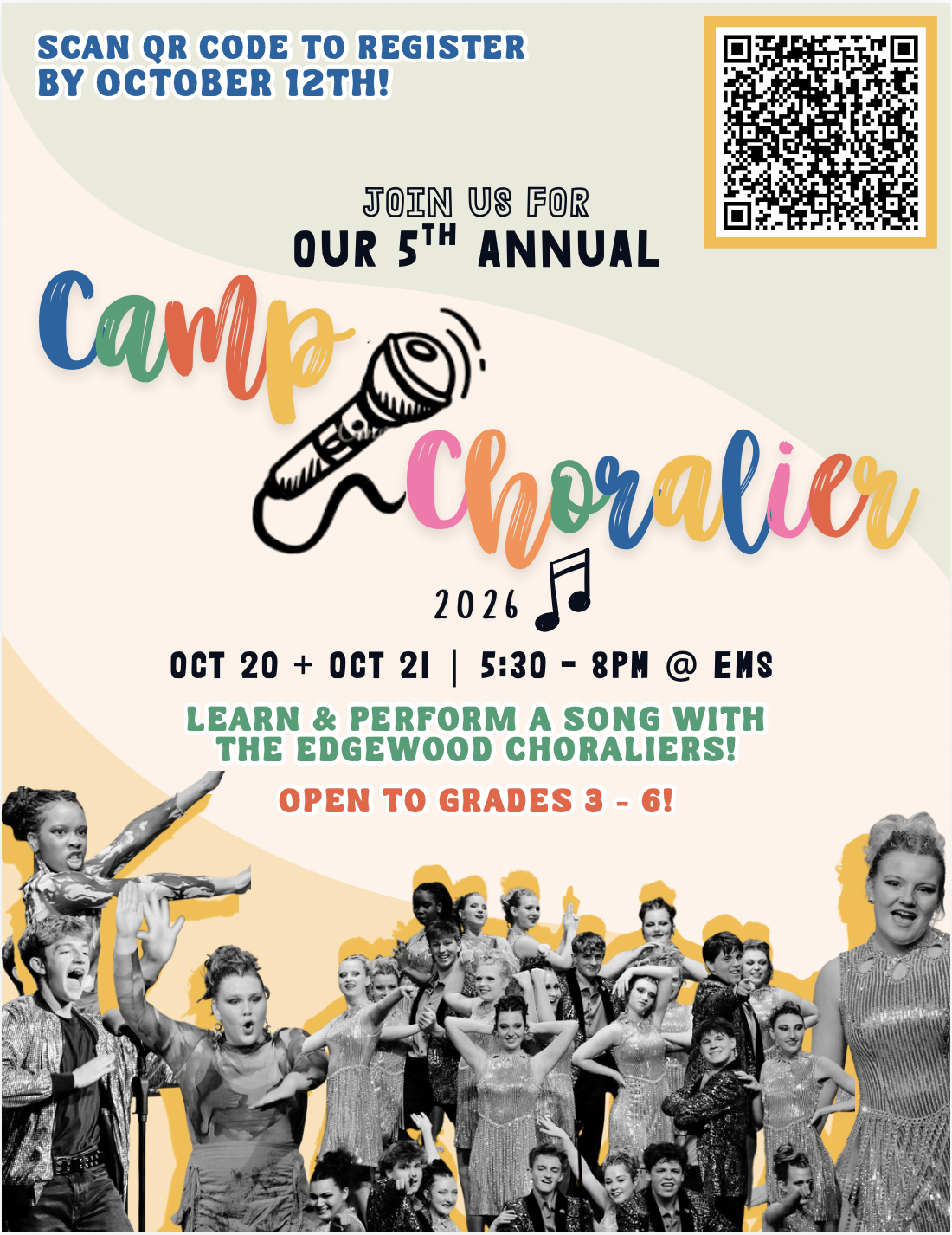 Camp Choralier Sign Ups