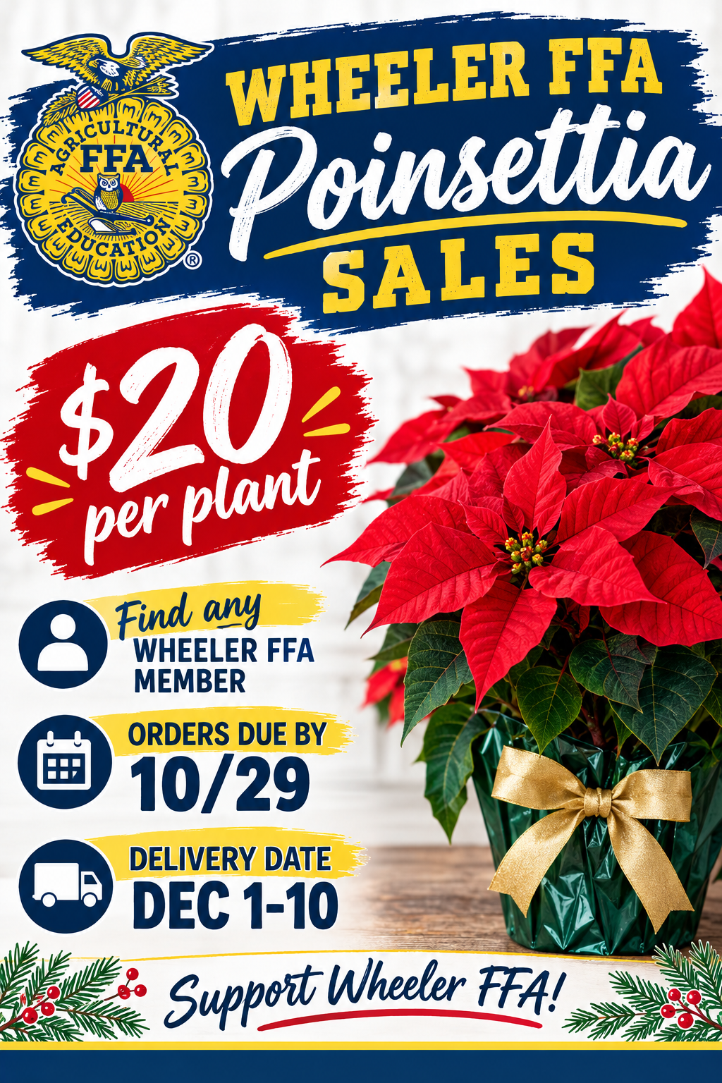FFA Poinsettia Sales