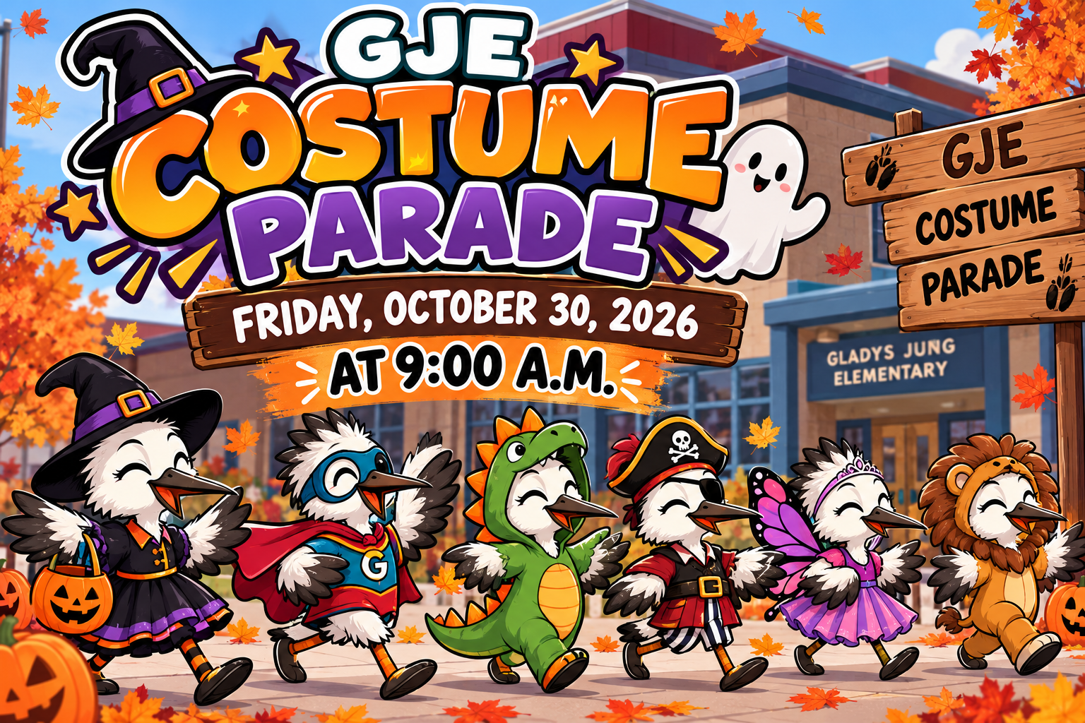 GJE Costume Parade — Tomorrow! 