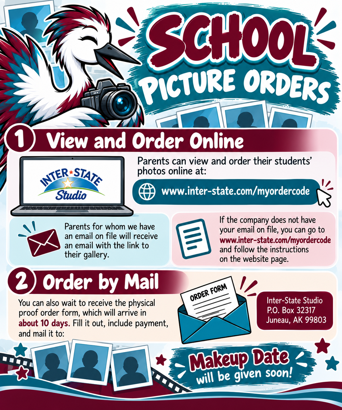 GJE School Picture Ordering Information